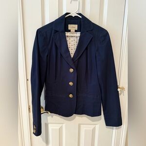 Navy blue jacket or blazer, size 8